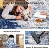 RELEANY Washable Area Rugs 5'x7' Non-Slip Modern Abstract Soft for