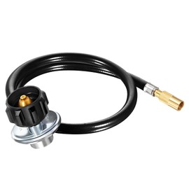 GasSaf 3FT Propane Regulator Hose for Blackstone 17 & 22 Inch Tabletop Griddle, Propane Regulator Replacement Parts Connect to 5-40 lb Propane Tank
