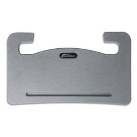 AutoExec Wheelmate Car Steering Wheel Tray Vehicle Desk, Grey with Phone Vent Clip