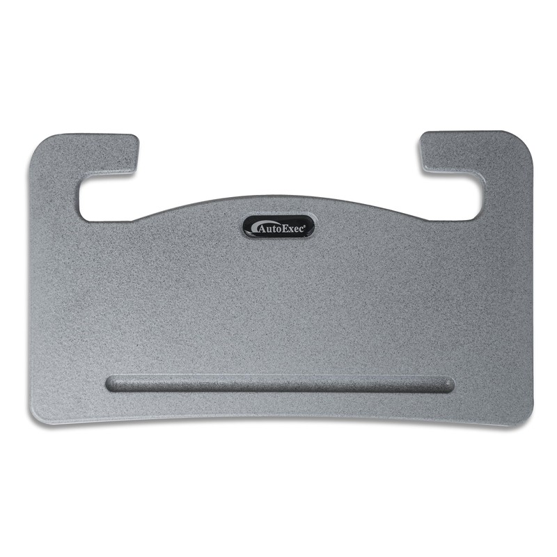 AutoExec Wheelmate Car Steering Wheel Tray Vehicle Desk, Grey with