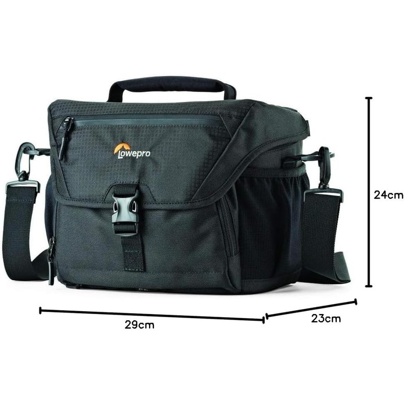 Lowepro LP37213-PKK Nova 180AW II Camera Shoulder Bag, 2.7 gal