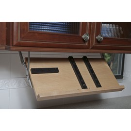 Under Cabinet Knife Storage - Multiple Sizes and colors available (Natural, Large)
