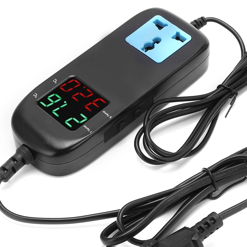 Digital Display Thermostat Intelligent Electronic Temperature Controller Regulator AC ~