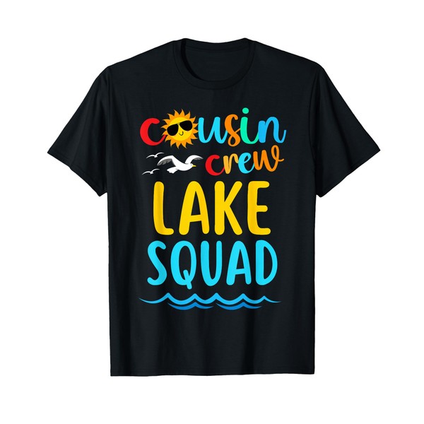 Cousin Crew Lake Squad 2024 Summer Vacation Family Matching T-Shirt