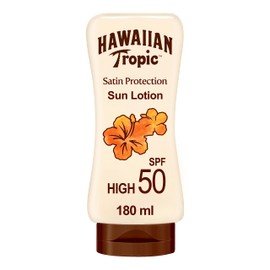 Hawaiian Tropic Satin Protection Sun Lotion SPF 50 with Mango and Shea Butter 180ml