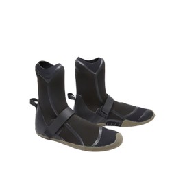 Billabong 3 mm Furnace - Round Toe Wetsuit Boots for Men - Neoprene Booties with Round Toe - Men - Black