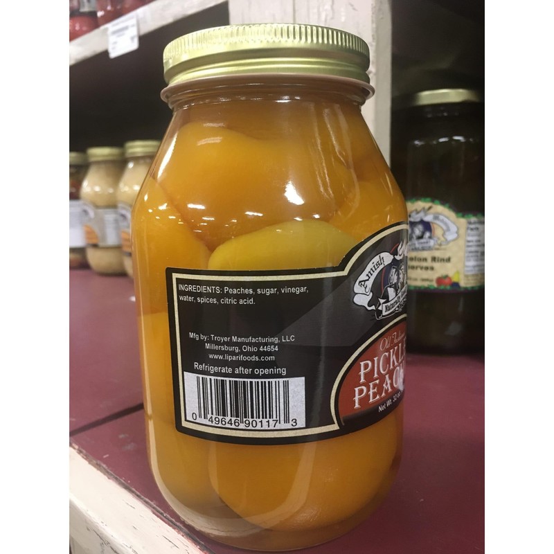 Amish Wedding Ready to Eat Peaches, USA Made 32 ounce