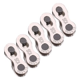 Bicycle Chain Link, Fydun 5 Pairs High Performance Bicycle Chains Quick Release Chain Links Magic Joint Connector Reusable for 8/9/10 Speed (10 Speed)