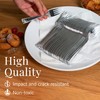 Prestee 100 Silver Plastic Forks Heavy-Duty, Heavyweight Plastic Silverware Forks,