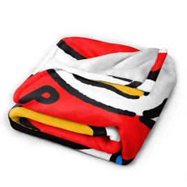 HTSW Blanket, Fashionable, Duck Peckle, Cute Blanket, Lightweight, Thin, Microfiber, Soft to the Touch, Anti-Static, Warm, Washable, 49.2 x 59.1 inches (125 x 150 cm)