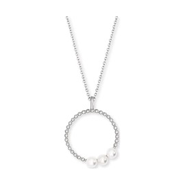 Engelsrufer 32015508 Women's Necklace 925 Silver Shell Pearl, Sterling Silver, Cubic Zirconia