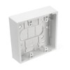 Leviton 42777-2WB Surface Mount Backbox, Dual Gang, White, Box Depth