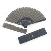 Nishikawa Shoroku Shoten Men's Fan, Summer, Fan, Bag Box Included,