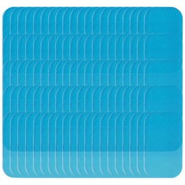 (100 Sheets) 8 Pack EMS Abdominal Muscle Training Gear, Dedicated Gel Sheets, Set of 100, High Conductivity Gel Pads for Abdominal Belts