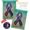 USA Decoration Pray for Cuba Burlap House Flag Pack Support