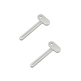 Wumio Tube Squeezer, Set of 2, Stainless Steel, Simple Tube Squeezer, Toothpaste, Extrusion, No Waste, Easy to Use, Easy to Last, Hair Care, Hand Cream, Tube Squeezer