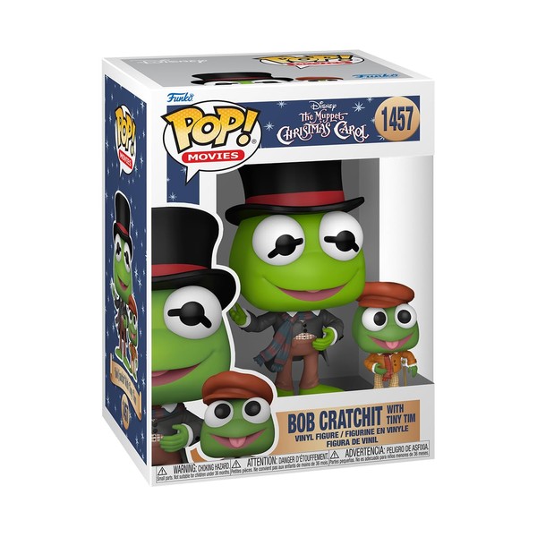 Funko POP! and Buddy: the Muppet Christmas Carol - Kermit the Frog With TT - the Muppets - Collectable Vinyl Figure - Gift Idea - Official Merchandise - Toys for Kids & Adults - Movies Fans