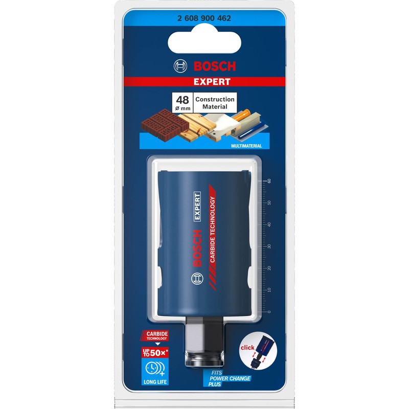 Bosch Professional 1 x Expert Construction Material hole saw (for