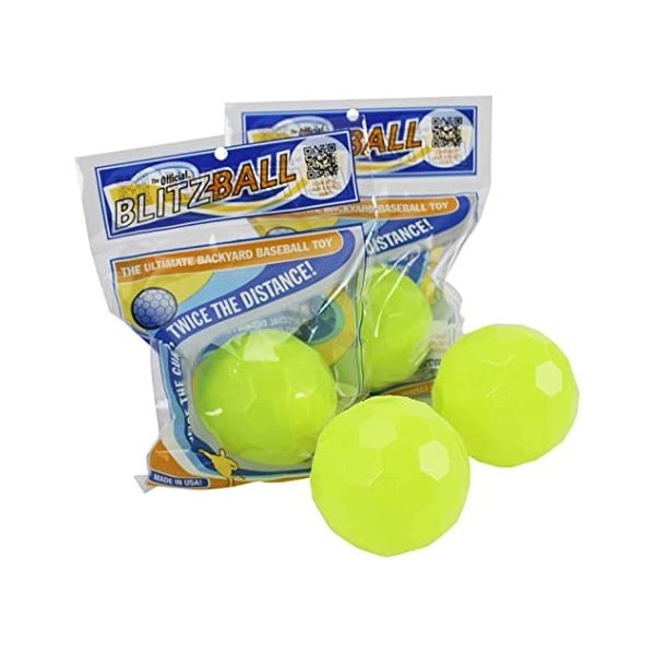 Blitzball Plastic Baseball (4 Pack)