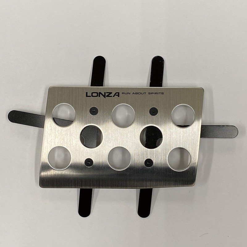 ナポレックス(Napolex) LONZA 車用アルミペダル AT車専用 ペダルセット スポーツペダル 寸法71x110/119x56mm カー用品 LZ-303