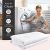 FAUNNA 600TC 100% Cotton Pillow Protectors, Queen Size (20x30), 4