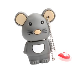 OSALADI 32gb USB Flash Drive PVC Chinese Zodiac Rat u Disk USB High-Speed Memory Stick Compact and Design for Easy Data Storage and Transfer