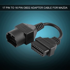 Adapterkabel, 17-polig auf 16-polig OBD2-Adapterstecker Diagnosescannerkabel Ersatz für für Diagnose 17-polig auf 16-polig, 17-polig Obd2, 17-polig auf 16-polig, 17-polig,