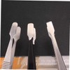 Mipcase 3pcs Stainless Steel Stamp Tweezers for False Eyelash Application