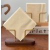 Napkin Stand, Sakulaya Triangle Napkin Holder Napkin Holder, Wood Beech
