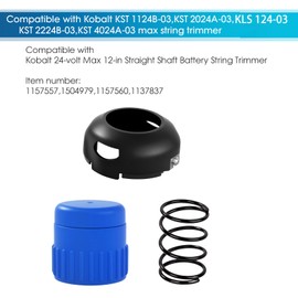 Thten KST 2224B-03 KLS124-03 Trimmer Spring Cover Knob Compatible with Kobalt 24 Volt KST 1124B-03, KST 2024A-03,KST 4024A-03,KST 4024AB-03 12 inch Straight Shaft String Trimmer