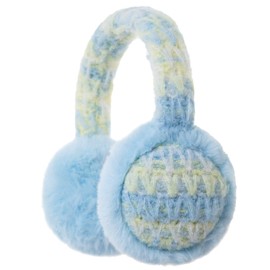 F Flammi Kids Knit Earmuffs Winter Outdoor Furry Ear Warmers for Boys Girls from Toddler to Big Kids