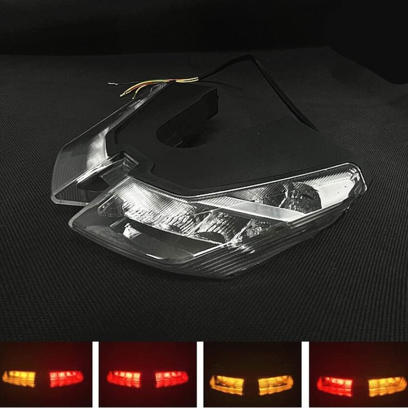 GOODELY LED Tail Brake Lights Turn Signal Integrated Compatible With