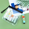 Quacc 4 PCS Clear Airport Security Liquid Bags, Reusable Waterproof