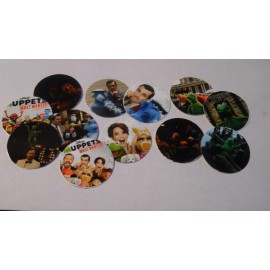 Unbranded Pre Cut One Inch Bottle Cap Images Muppets Move Mix Kermit Free Shipping - photo, 25 images