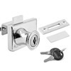 LDEXIN Double Door Display Cabinet Lock with Keys, Zinc Alloy