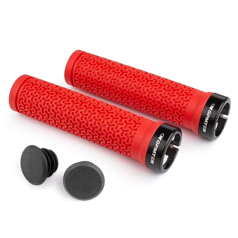 GPMTER Bike Handlebar Grips, Single Lock-on Bicycle Grips Handle Bar