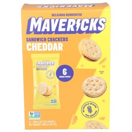 Mavericks Cheddar Sandwich Cracker 6 Count, 1.27 OZ