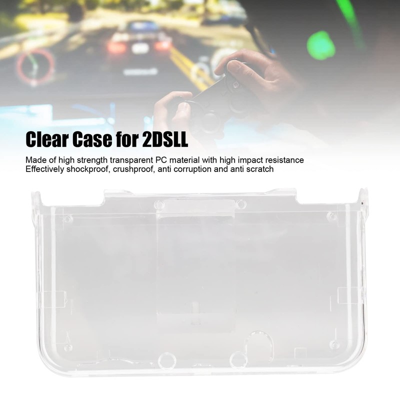 Yoidesu New 3DS LL Case, PC Transparent High Strength Protective