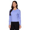 RBX Activewear Long Sleeve Mesh Running Top for Women, Quick