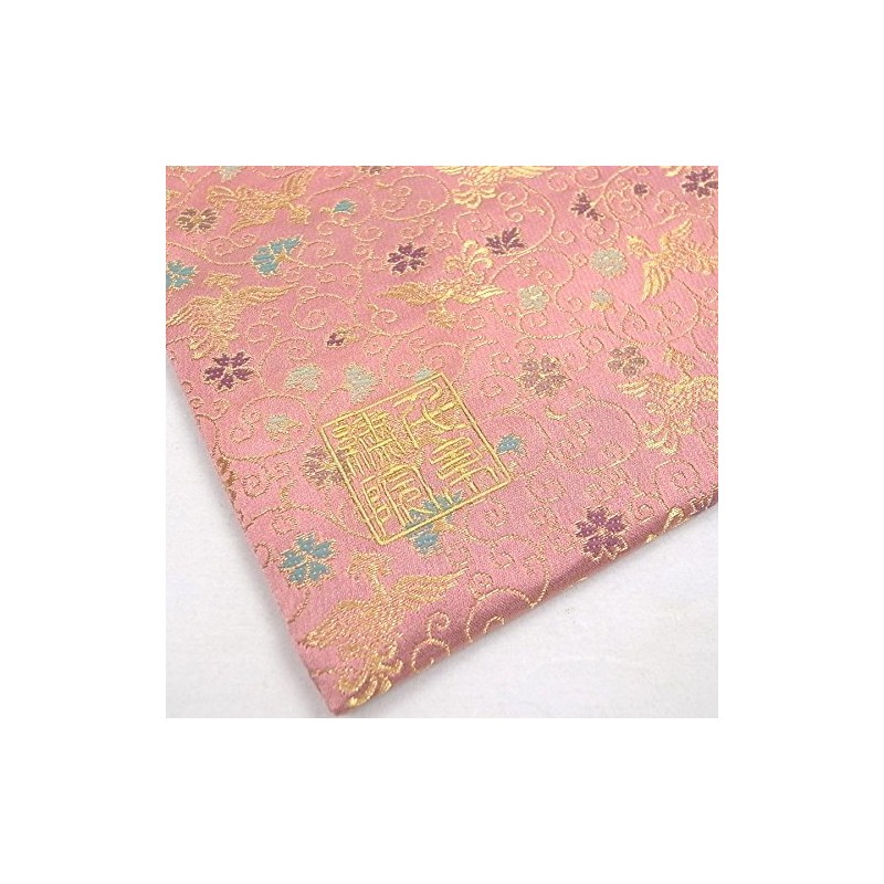 Thousands Thread 繍院 西陣織 Field Of Drawstring bag (Lined) Gold