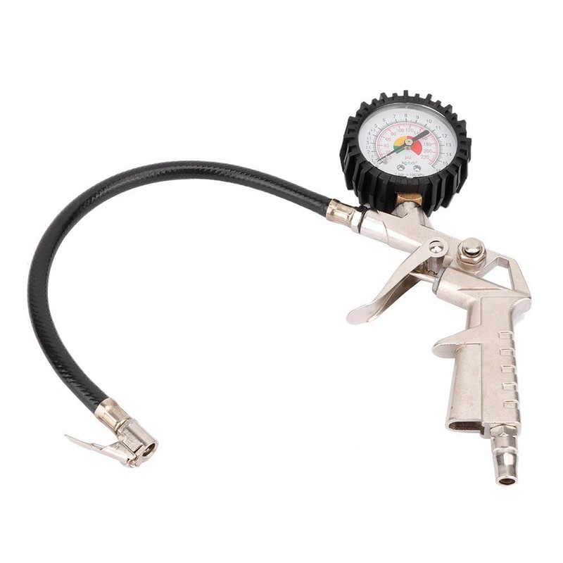 Multi-functional Car Tyre Pressure Gauge Inflator Pump Gun Inflator Gauge