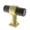 Liberty 1-9/16 in. (40mm) Vintage Black Wood Bar Cabinet Knob
