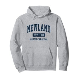 Newland North Carolina NC Vintage Athletic Sports Design Pullover Hoodie