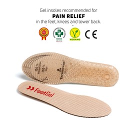 Foot Gel Professional Insoles, Specially Recommended for Professionals Who Need to Stand for a Long Time (Eucalyptus, 35-38)