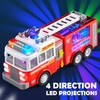 JOYIN LED Fire Truck Toy for Toddlers - LED Projections