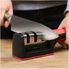 Afilador de Cuchillos profesional Saca filo con 3 etapas de