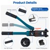 Muzata Upgraded Custom Cable Railing Crimping Tool Hydraulic Crimper Hydraulic
