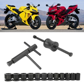 Motorcycle Brake Caliper Piston Removal Tool 12 Adapters Universal Fit for Motorcycles Removal Tool Kit Brake Caliper Piston Repair Tool Brake Piston Removal Set