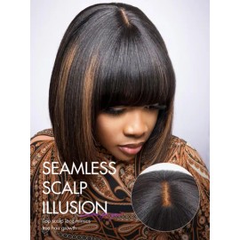 Wig Luvme Hair Yaki Straight Bob 25cm Human Hair 180 Density                                                                                          