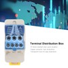 Power Junction Box DIN Rail Electrical Terminal Block Connector Distribution